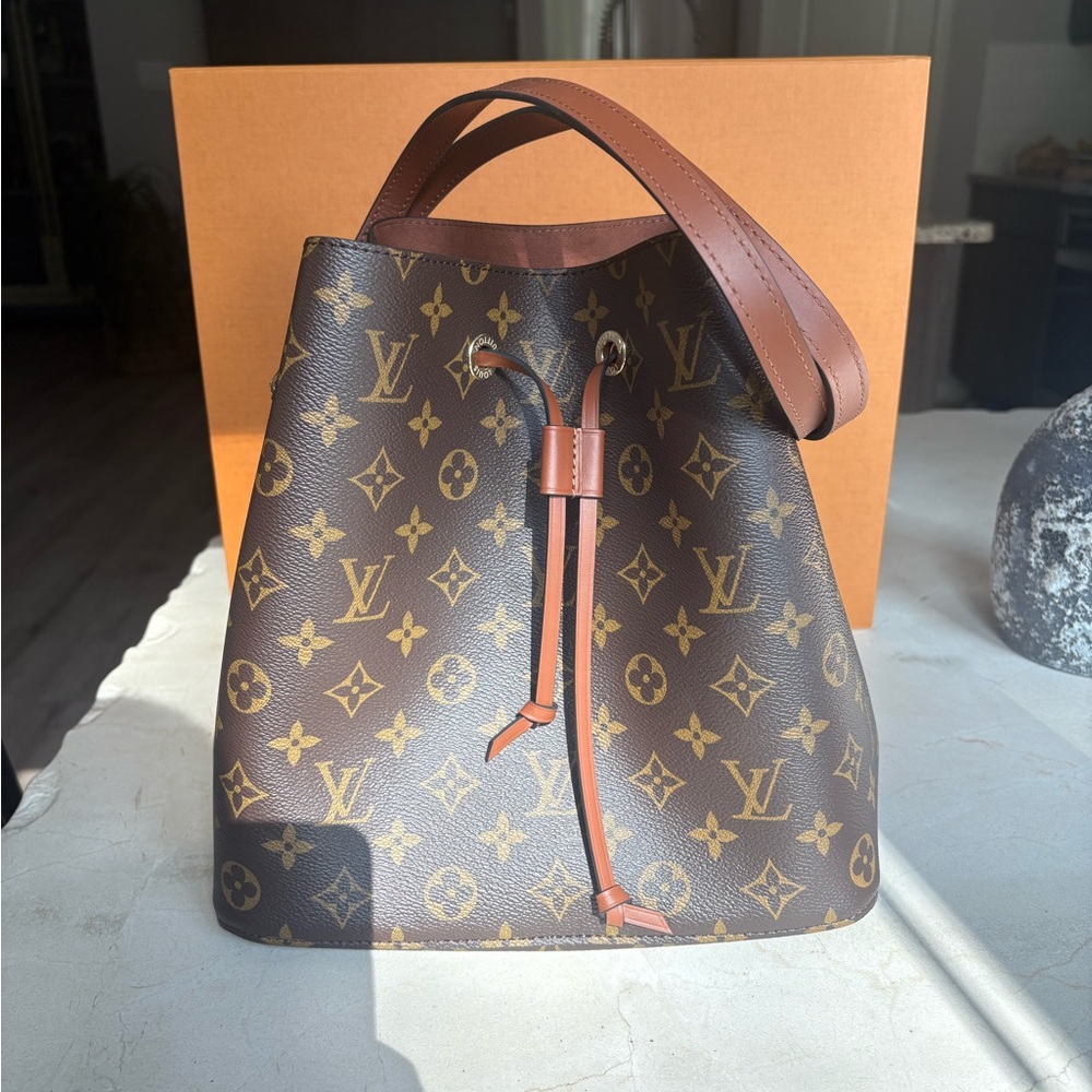 Louis Vuitton Brown Monogram Bucket Bag